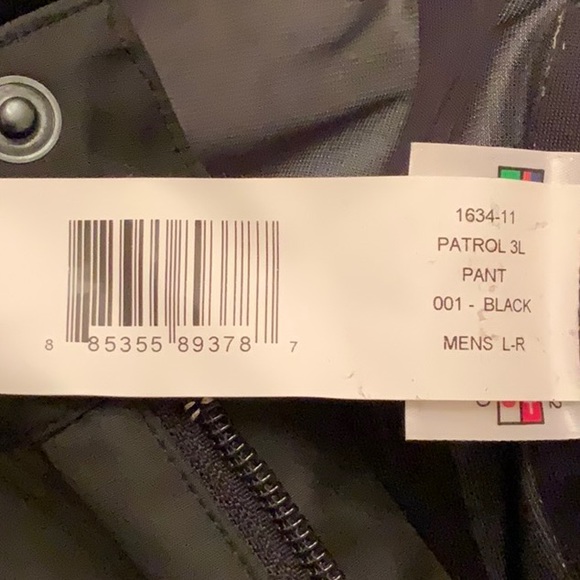 Spyder Men’s Patrol 3L Pant - Black - Large Reg length - Picture 12 of 14